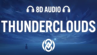 LSD  Thunderclouds Lyrics ft Sia Diplo Labrinth  8D Audio 🎧 [upl. by Akimak]