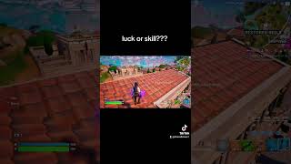 was this luck or skill fortnite fortniteclips trickshot luckorskill [upl. by Yaffit]