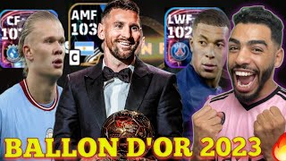 I PLAYED WITH THE TOP 20 BALLON DOR NOMINIEES 🔥 eFootball 24 mobile [upl. by Nonnad]