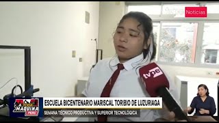 Destacan talleres de formación técnica de EscuelaBicentenario en Ate [upl. by Yllim615]