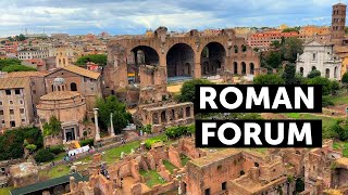 The ROMAN FORUM excavations  Rome Italy [upl. by Atiz917]