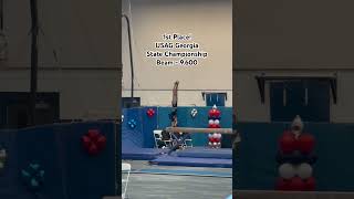 1st Place 🥇 USAG Georgia Level 4 State Championship 2023  Beam 9600 gymnast usagymnastics [upl. by Toombs]