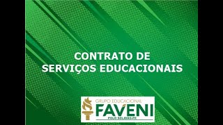 COMO ASSINAR O CONTRATO DE SERVIÃ‡OS EDUCACIONAIS DIGITAL FAVENI [upl. by Siryt]