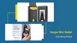 Travando swype slim wallet for men with money clip metal rfid blocking mens wallet card case [upl. by Ronda]