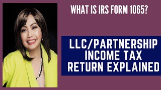 What Is A Form 1065 LLC Income Tax Return  Partnership Taxation [upl. by Nannie]