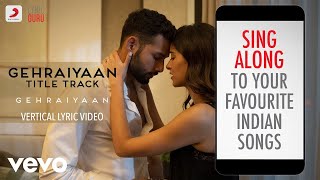 Gehraiyaan Title  Official Lyric Video OAFF Savera Lothika Ankur Tewari Deepika P [upl. by Aleafar325]