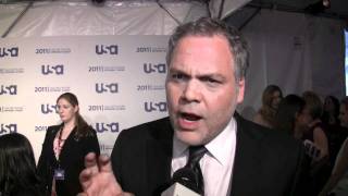 Vincent DOnofrio of Law amp Order Criminal Intent at the 2011 USA Network upfronts [upl. by Vinna]