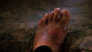 Barbershop 2002 JD injured feet clip  4K HDR [upl. by Nosae]