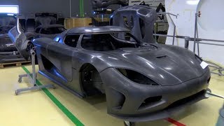 Carbon Fiber Construction  INSIDE KOENIGSEGG [upl. by Prent]