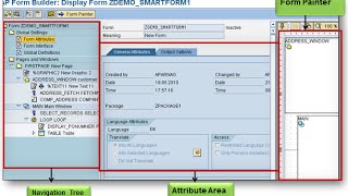 How to Create Smart Froms in SAP Using Transaction Smartforms [upl. by Amabel]