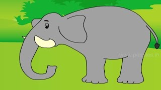 Elephant Rhymes  Nursery Rhymes in Malayalam [upl. by Brey]