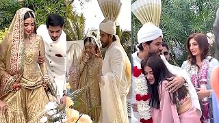 Saboor Aly amp Ali Ansari Complete Wedding Video  Baraat Nikah Day Look of Saboor [upl. by Quartis]