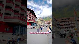 Wengen village Switzerland lauterbrunnen vlog wengenswitzerland [upl. by Gherardi19]