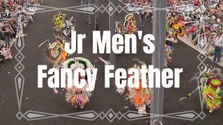 Jr Mens Fancy Feather  2024 Manito Ahbee Pow Wow  Powwowscom [upl. by Ranice]