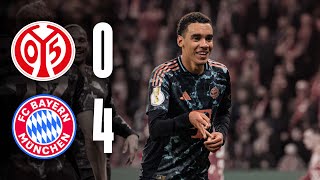 Musiala hattrick takes us to next round  Mainz 05 vs FC Bayern 04  DFBPokal Highlights [upl. by Aker]