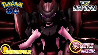 ¡COMBATES CON MEWTWO ARMADURA LEGACY EN ULTRA REMIXPokémon Go PvP [upl. by Aratas]