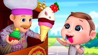 The Muffin Man  Counting Ice Cream  Baby RoyaCoco Nursery Rhymes amp Kids Songs [upl. by Lontson]