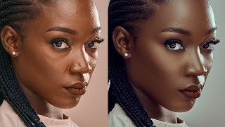 HighEnd Skin Retouching Beginner Photoshop Tutorial 10 Minutes  Frequency Separation [upl. by Nylekoorb]