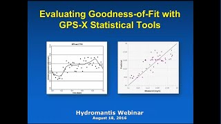 Webinar Evaluating GoodnessofFit with GPSX Statistical Tools [upl. by Harry]