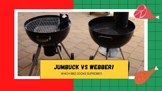 Jumbuck Kettle BBQ VS Webber Kettle BBQ Pork Ribs Comparison [upl. by Irrac47]