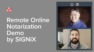 Remote Online Notarization Demo Courtesy of SIGNiX [upl. by Aitnuahs]