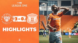 Highlights  Blackpool v Carlisle United [upl. by Amyaj474]