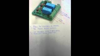 How to wire a dpdt twin relay to control a motor [upl. by Xever]