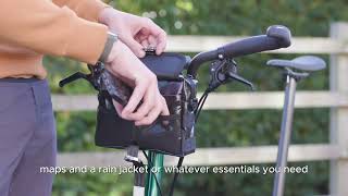 From billboard to front handlebar see how quotTheBromptonGuyquot review it bikebag cyclinggear review [upl. by Rodger]