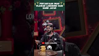 PERTANYAAN ONAD DIJAWAB LANGSUNG OLEH HABIB JAFAR  LOGIN [upl. by Olracnaig622]