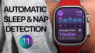 NEW Apple Watch Feature Auto Sleep amp Nap Tracking [upl. by Anerom871]