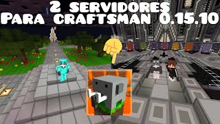 Top 2 servidores para craftsman 😎 [upl. by Nylzzaj564]