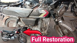 Hero Honda CD 100 Full Restoration  Old Soviet Motorcycle Full Restoration 🏍 [upl. by Irish368]