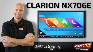 Clarion NX 706 E ANLEITUNG MultimediaAutoradio mit Navigation Bluetooth [upl. by Drehcir]