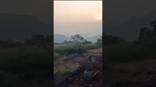 Karjat valley mumbai sunset Mumbai shortvideo song bollywood [upl. by Saduj]