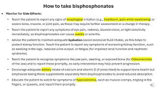 How to take bisphosphonates [upl. by Tulley]