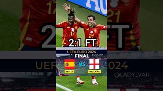 Spain vs England 21 FT EURO 2024 Final Highlights  Southgate amp England lose two consecutive finals [upl. by Enelehs734]