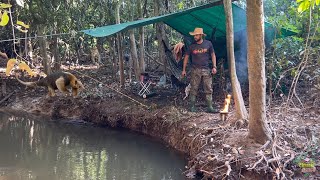 Fiz um ESTURRADOR de ONÇA no acampamento e testei os ANIMAIS ficaram agitados 🐆 [upl. by Eilsek]