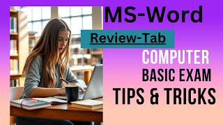 Enhancing Document Quality with the Review Tab in MS Word  With Dinesh sir  Exam tips amp Tricks [upl. by Htelimay]