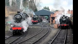 A fantastic FIRST Severn Valley Railway Winter Steam Gala 6th January 2024 [upl. by Ynetsed174]