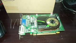 ESPECIFICAÇAO PLACA DE VIDEO GEFORCE 9500 GT [upl. by Silvain627]