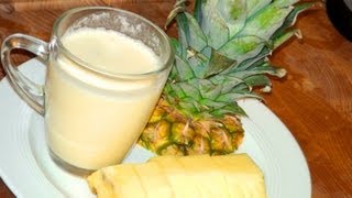 Pina Colada Cocktail ohne Alkohol  Drink Rezept von einfachKochen [upl. by Bumgardner134]