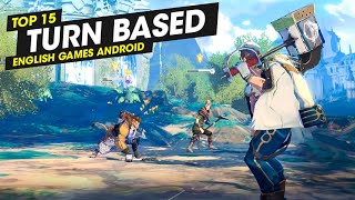 Top 15 English Turn Based RPG Games for Android 2024 [upl. by Lakin]