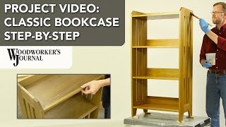 Building a Classic Bookcase  StepbyStep Project Video [upl. by Nonregla]