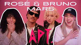 COUPLE REACTS TO ROSÉ amp Bruno Mars  APT Official Music Video [upl. by Tatianna]