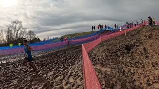 Course U16 minimesmasculins au cross des championnats de France le 10 mars 2024 [upl. by Ennyrb]