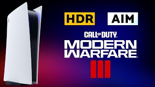 MW3 NEW Best PS5 Settings Footsteps – Controller  HDR Vs SDR [upl. by Baggs931]