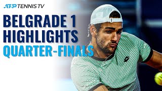 Djokovic vs Kecmanovic Berrettini amp Karatsev In Action  Serbia Open 2021 QuarterFinal Highlights [upl. by Lymann606]