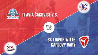 Nohejbal extraliga 2023 TJ AVIA Čakovice vs SK Liapor Karlovy Vary [upl. by Ursas]