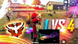 FREE FIRE🤣 RAN MAICH ME 1VS 4 😱 HUA PHIR KYA HUA AP SAB DEKHO [upl. by Haroldson]