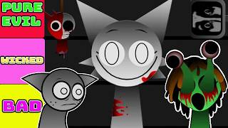 Ranking All Sprunkis From Most Evil To least Evil Sprunki Incredibox [upl. by Ranger700]